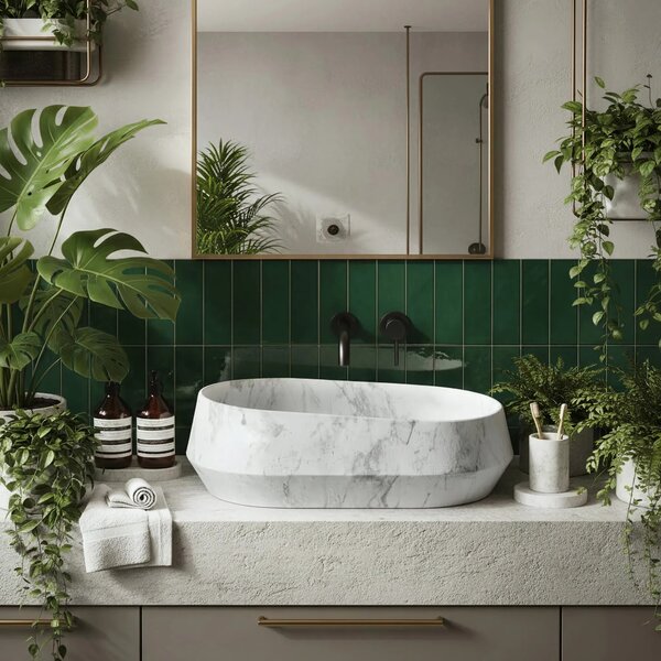 Lavabo da appoggio Rea Zoe Dune