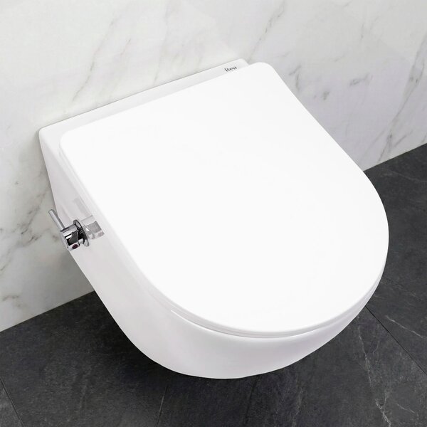 Vaso WC sospeso REA Carlo Lux Rimless con funzione bidet