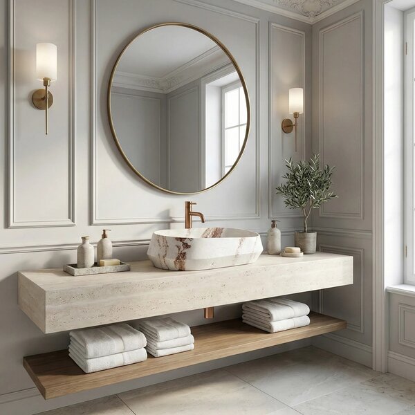 Lavabo da appoggio Rea Zoe Travo