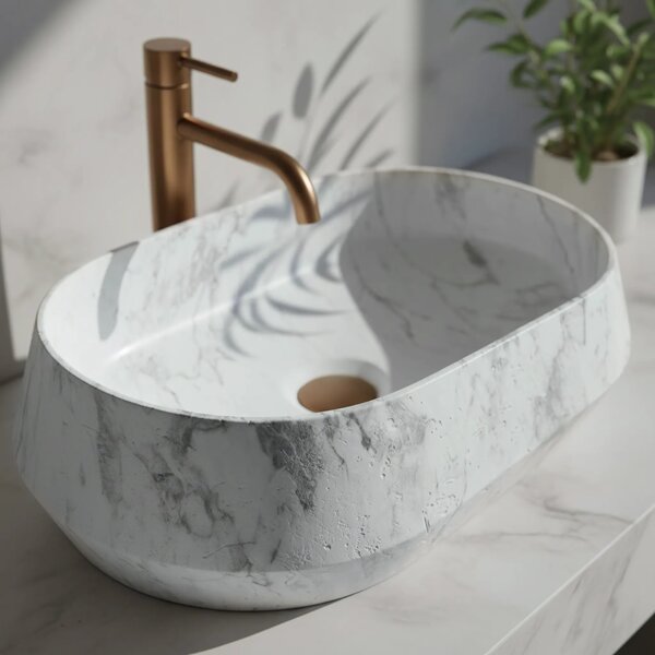 Lavabo da appoggio Rea Zoe Dune