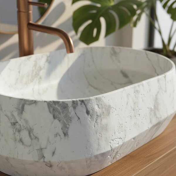 Lavabo da appoggio Rea Zoe Dune