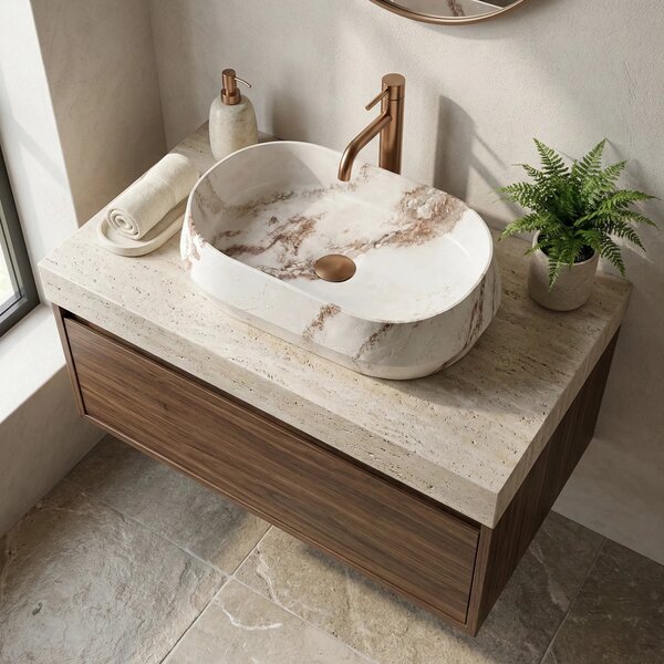 Lavabo da appoggio Rea Zoe Travo
