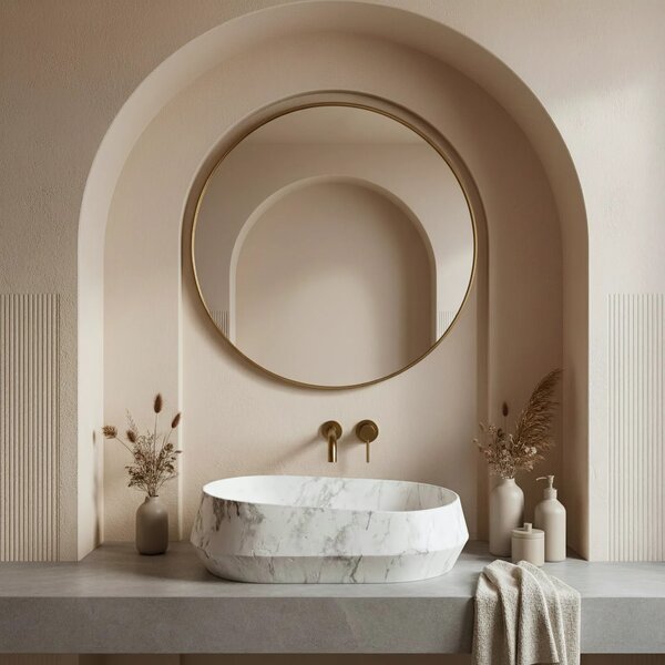 Lavabo da appoggio Rea Zoe Dune