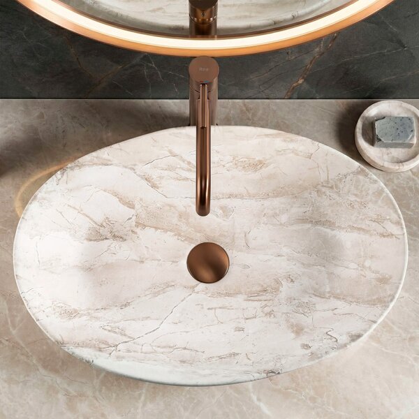 Lavabo da appoggio Rea Emilia Reno