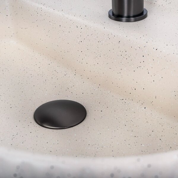 Lavabo da appoggio Rea Marcela 50 Vanilla