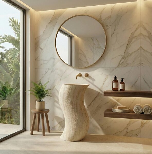 Lavabo monolitico REA Melody