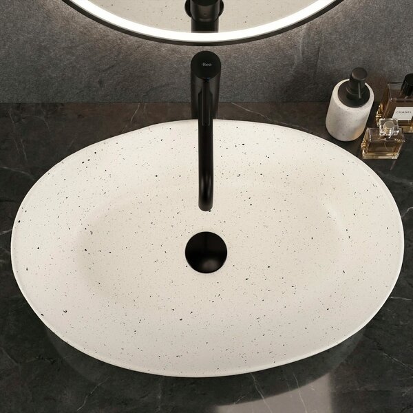 Lavabo da appoggio Rea Emilia Grid