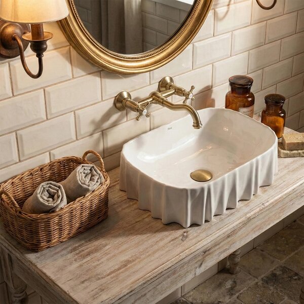 Lavabo da appoggio Rea Atria