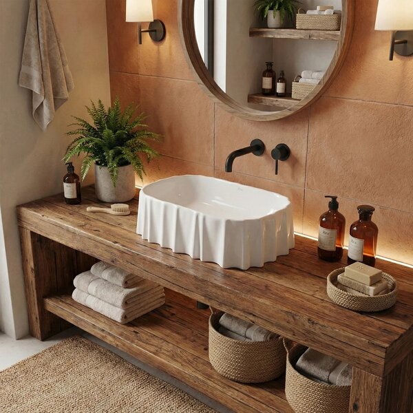 Lavabo da appoggio Rea Atria