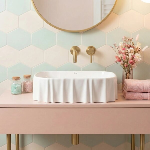Lavabo da appoggio Rea Atria