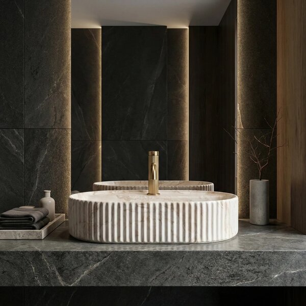 Lavabo da appoggio Rea Marcela 60 Saturn