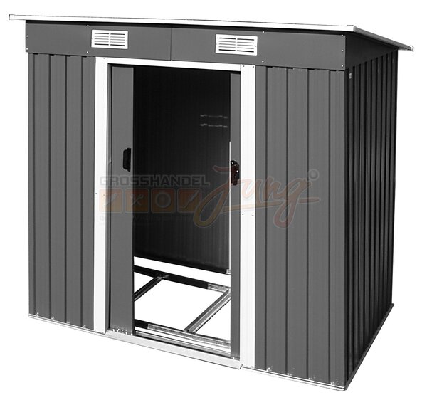 Capanno per attrezzi da giardino in metallo Capanno da giardino Capanno Cardiff antracite