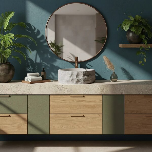 Lavabo da appoggio Rea Alice Moon