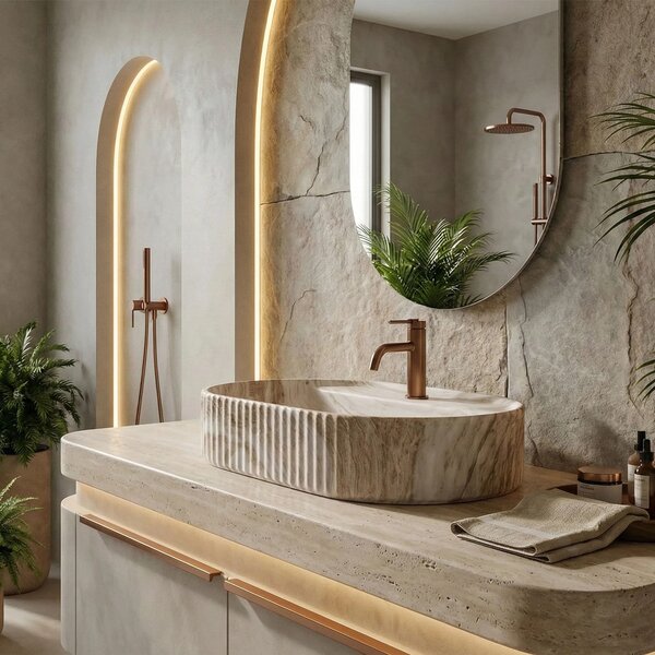 Lavabo da appoggio Rea Marcela 60 Kallisto