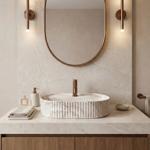 Lavabo da appoggio Rea Marcela 60 Kallisto