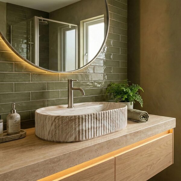 Lavabo da appoggio Rea Marcela 60 Kallisto