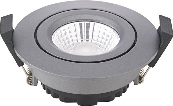 SIGOR lampada da incasso Diled 6W 310lm 2700K-2100K lampada da tavolo antracite 36° dimmerabile