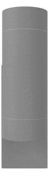 Applique Bidirezione GU10 con Sensore Crepuscolare IP65 - Grigia