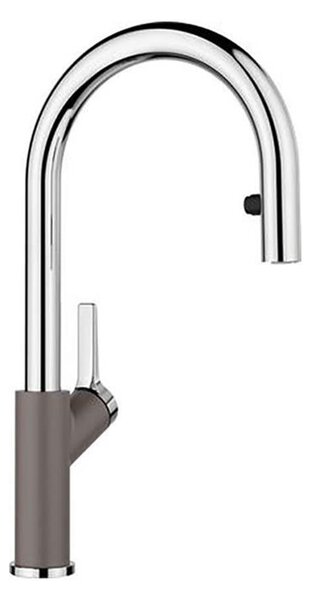 Blanco CARENA-S VARIO miscelatore cucina cromo grigio vulcano 526930