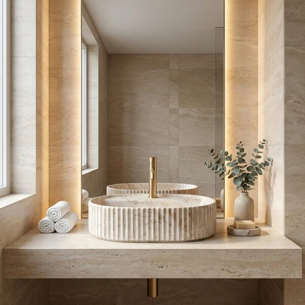 Lavabo da appoggio Rea Marcela 50 Saturn
