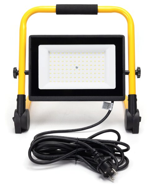 Aigostar LED faretto da cantiere 100W, 9000LM, luce da lavoro a LED con spina, cavo da 4M con interruttore, lampada da cantiere impermeabile IP65, 6500K
