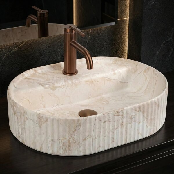 Lavabo da appoggio Rea Marcela 50 Saturn