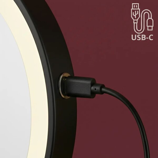 Specchio LED Glow Black