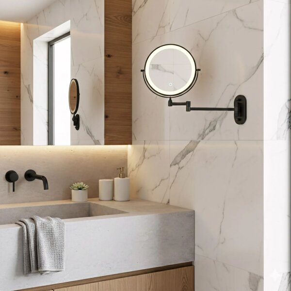 Specchio LED Glow Black