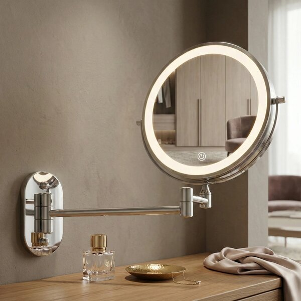 Specchio LED Glow Chrome