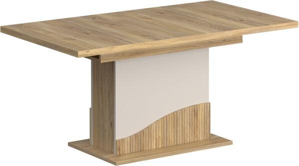 Tavolo da pranzo - PoeM - Allungabile - Rettangolare - Sabbia / Rovere - 8 persone - 160-200 x 90 x 76 cm