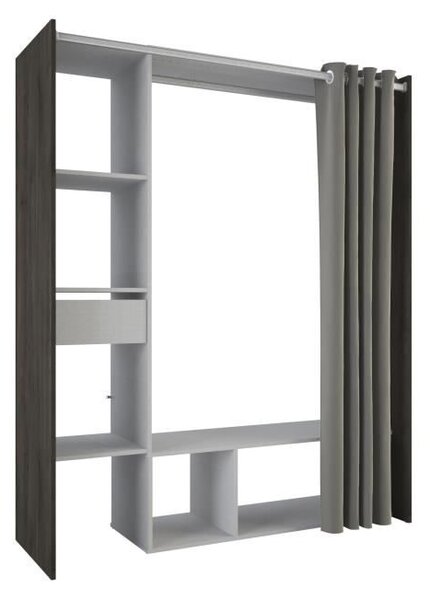 Cassettiera estensibile Montana - decoro Waterford Chene - 1 cassetto - L 115/150 x P 50,1 x H 187 cm - France - Demeyere