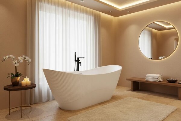 Vasca da bagno freestanding in acrilico ATENA 170