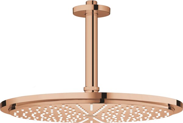 Grohe Rainshower Cosmopolitan - Soffione 310, braccio doccia 142 mm, 1 getto, Warm Sunset 26067DA0