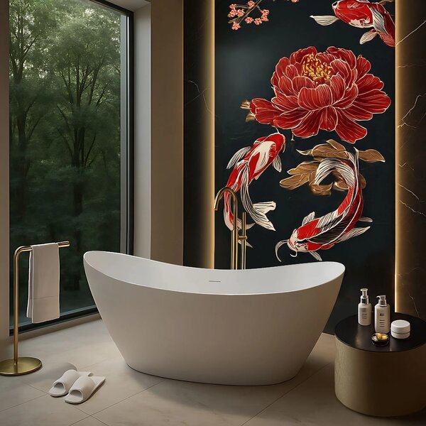 Vasca bagno da terra Rea Ferrano Slim 170