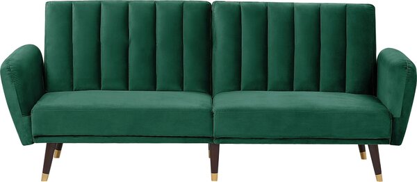 BELIANI divano Emerald divano letto in velluto funzione letto soggiorno divano glamour