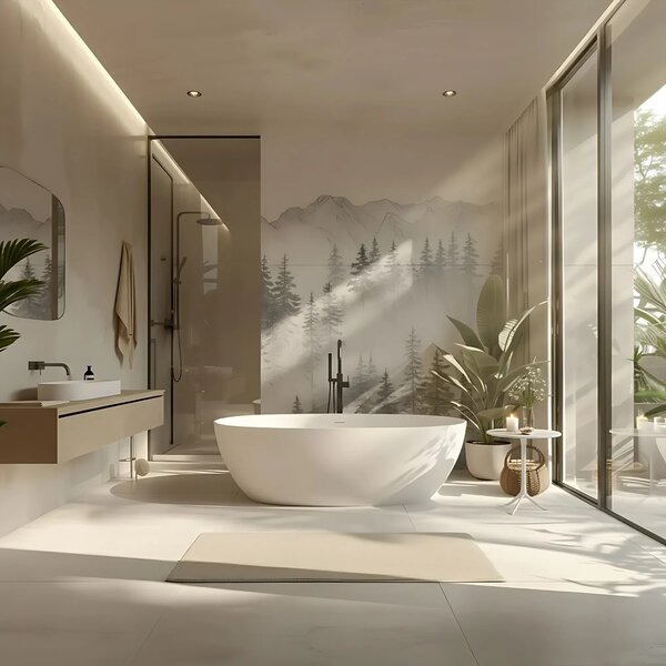 Vasca da bagno freestanding in acrilico ROMA 170