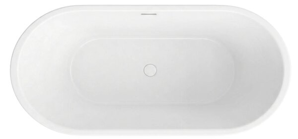Vasca da bagno freestanding in acrilico Olivia 170