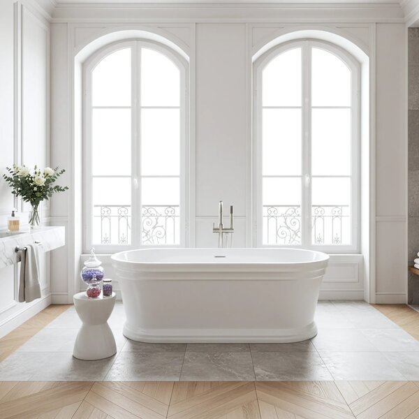 Vasca da bagno freestanding in acrilico Olivia 170