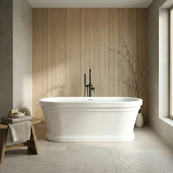 Vasca da bagno freestanding in acrilico Olivia 170