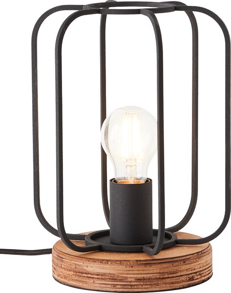 Lampada da tavolo Brilliant Tosh E27 40 W antico/marrone