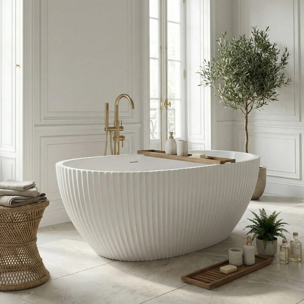 Vasca da bagno freestanding in acrilico Carmen 170