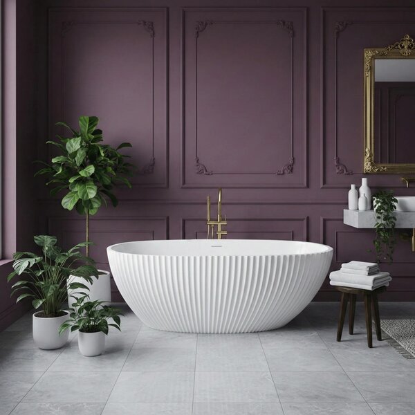 Vasca da bagno freestanding in acrilico Carmen 170