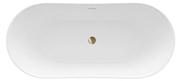 Vasca da bagno freestanding in acrilico Lusso Slim 170
