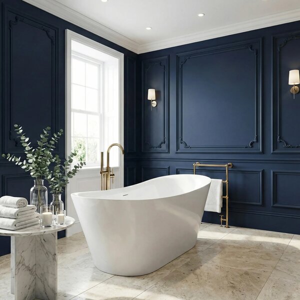 Vasca da bagno freestanding in acrilico Lusso Slim 170