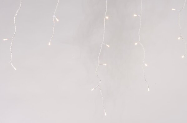 Lumineo Catena luminosa Icicle Twinkle 259 LED 11 m bianco caldo