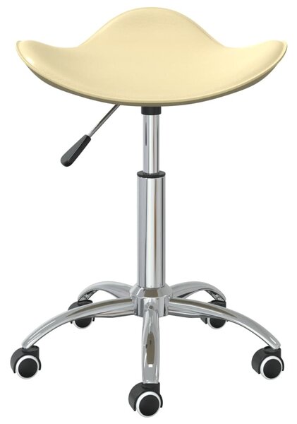 Sedia da Ufficio Crema in Pelle finta