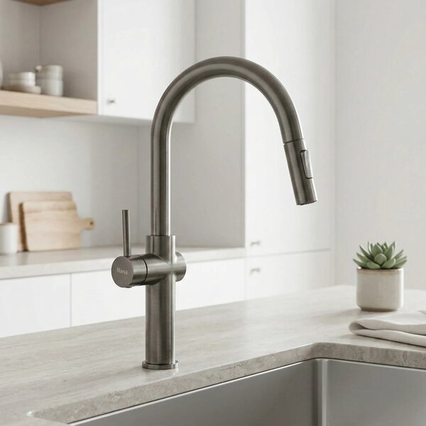 Rubinetto da cucina Rea Fresh High Titan