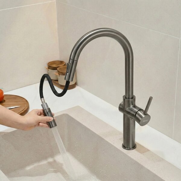 Rubinetto da cucina Rea Fresh High Titan