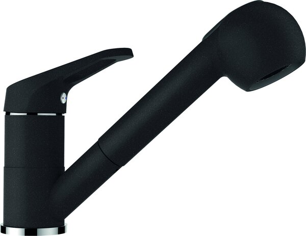 Miscelatore da cucina con doccia Schock Cosmo nero 525122GNE