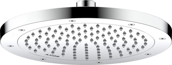 Programma doccia Axor - Soffione 245, 1 getto, EcoSmart+, cromo nero spazzolato 35389340